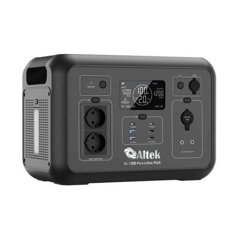 Портативна зарядна станція ALTEK AL 1200 PowerBox PLUS (1008 Вт·г), LiFePO4, 1200 Вт
